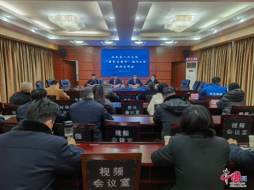 西充县法院召开“涉民生案件”执行工作新闻发布会