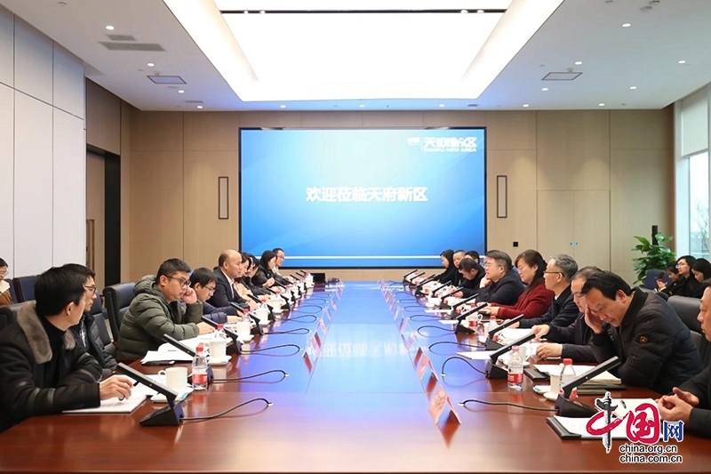 自贡市富顺县委副书记、县长冯君带队赴天府新区考察交流