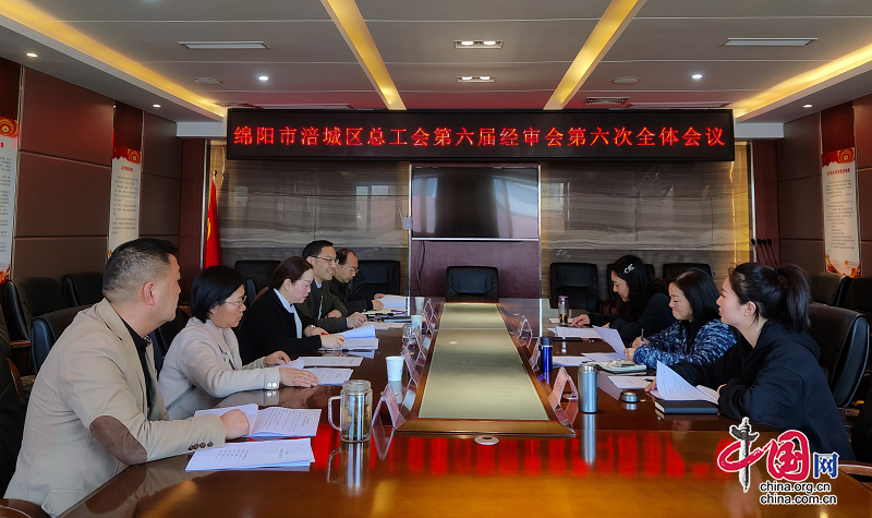绵阳市涪城区总工会召开六届经费审查委员会六次全体会议