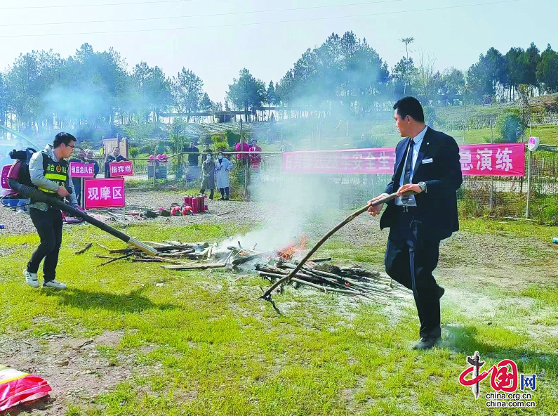 四川儀隴縣為森林安裝“防火牆”