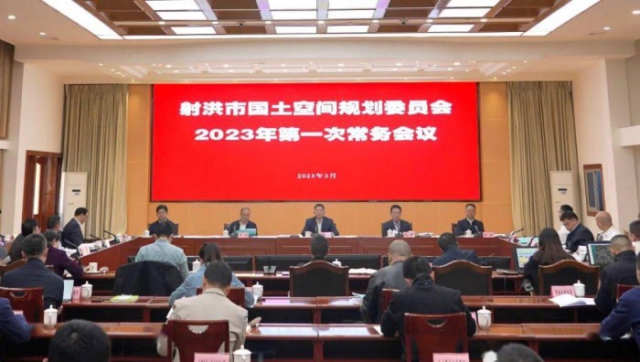 射洪市国土空间规划委员会召开2023年第一次常务会议