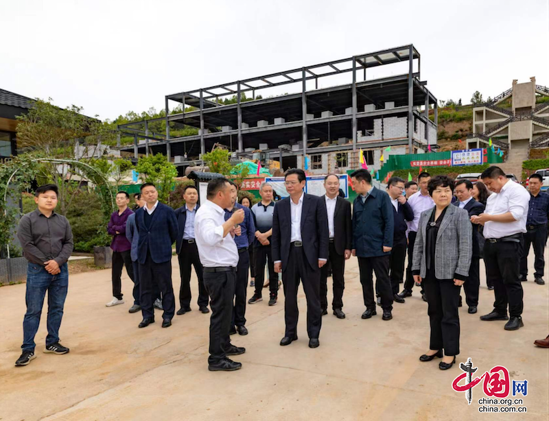 廣元市委副書記蔡邦銀調研劍閣縣“九廣合作”示範基地産業發展