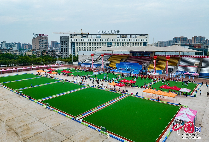 美丽中国·全国门球大赛在自贡荣县开球 345名运动员角逐