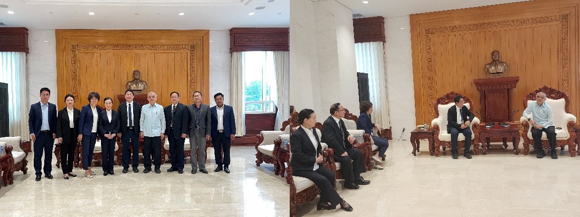 西南交通大学、四川省轨道交通标准化技术委员会和四川省机械标准化技术委员会一行访问老挝