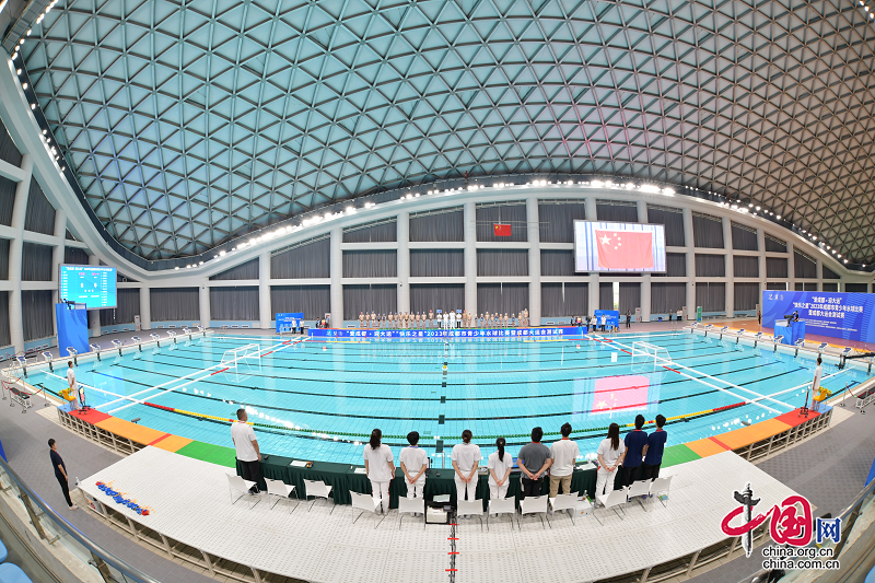 2023年成都市青少年水球比赛暨成都大运会测试赛在现代五项赛事中心拉开帷幕