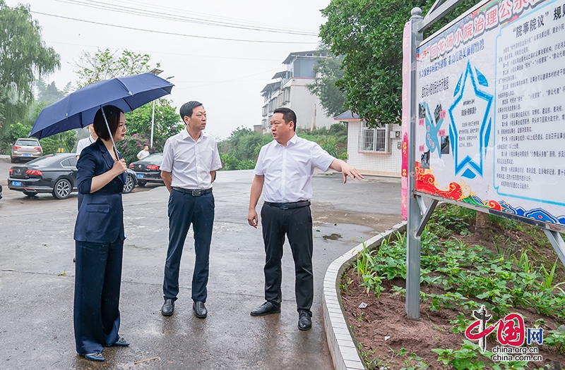 自贡市富顺县委书记杨斌率队调研“千万工程”推广示范建设等工作