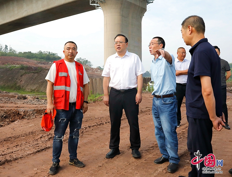 自贡大安区：全力以赴抢工期 确保高质量快速度推进项目建设