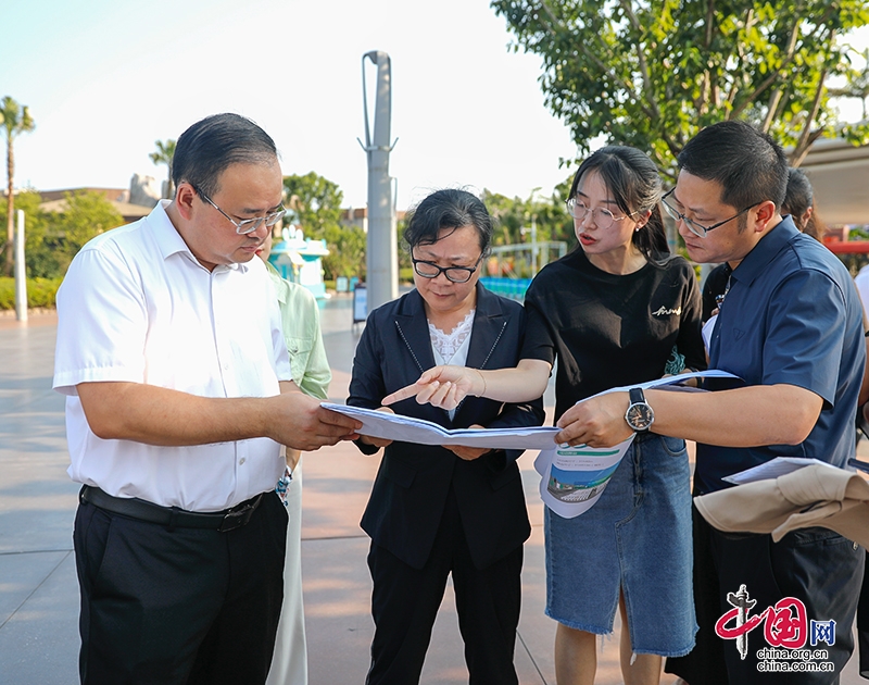 自贡市政府副市长周耘带队调研自博会各项工作筹备情况
